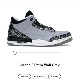 Jordan 3 Wolf Grey